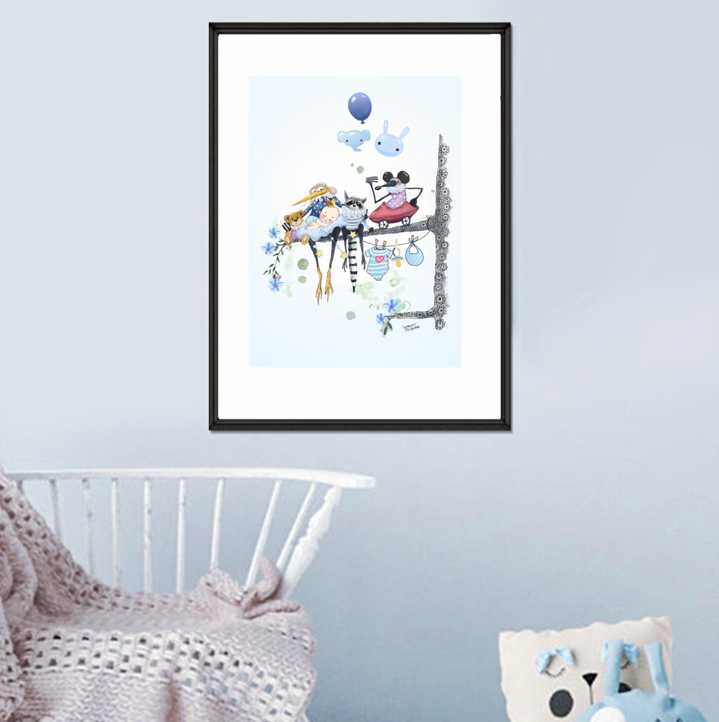 A boy - plakat 30x42