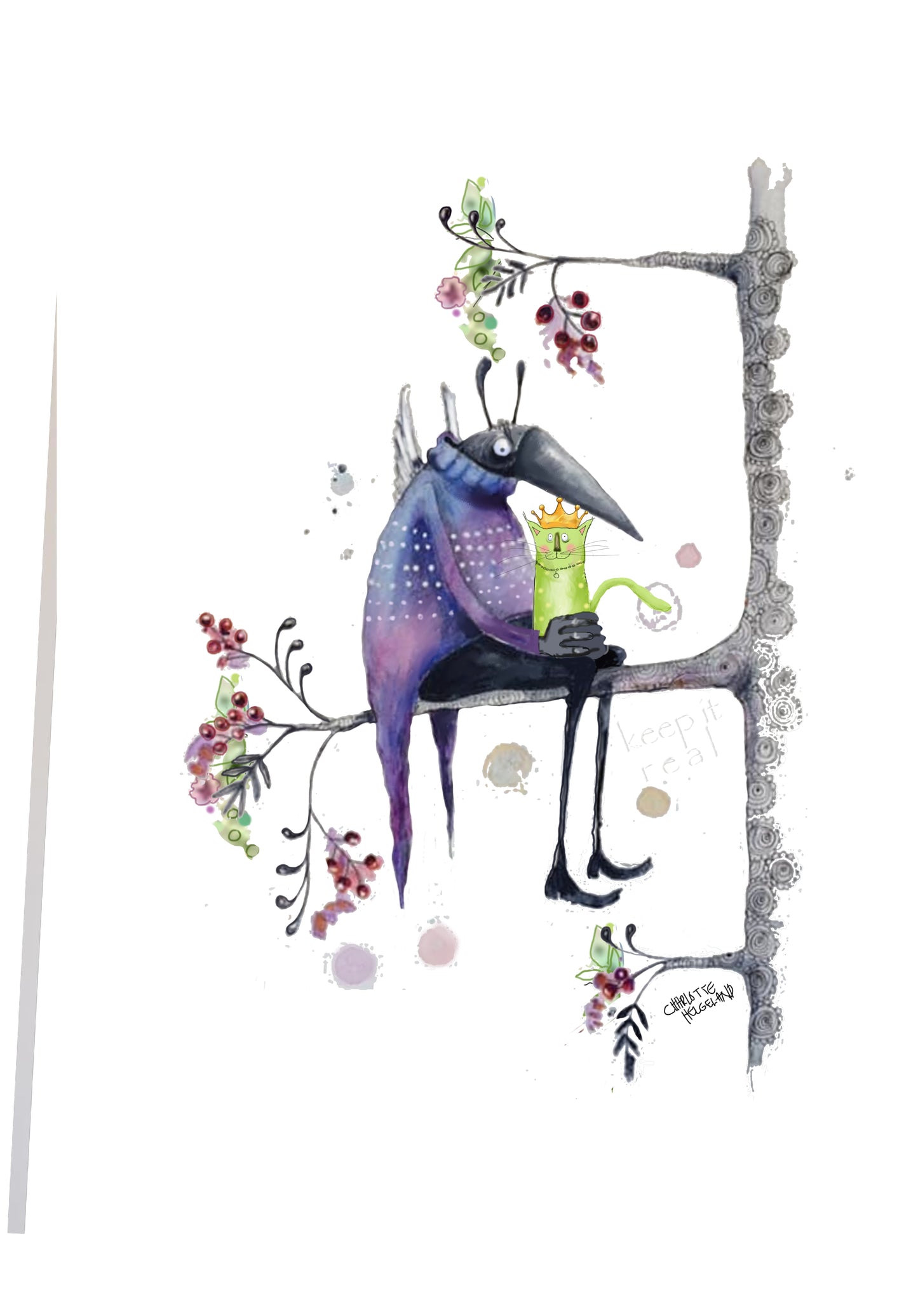 Love my cat - Plakat 30x42