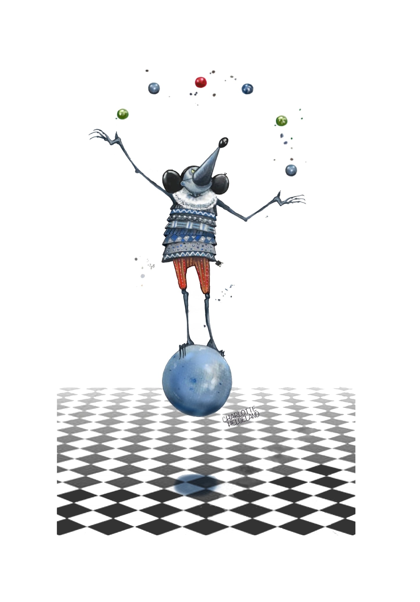 The Juggler! - Plakat 50x70